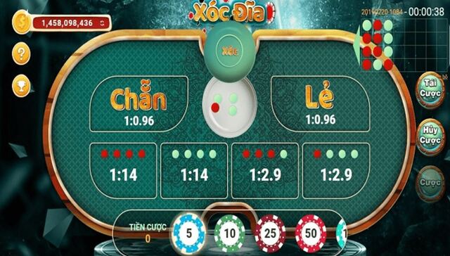Xóc đĩa là một trong những trò chơi cá cược nổi tiếng trong các địa chỉ cá cược trực tuyến