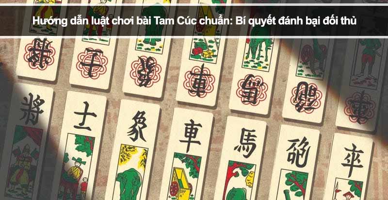 Hướng dẫn luật chơi bài Tam Cúc chuẩn: Bí quyết đánh bại đối thủ