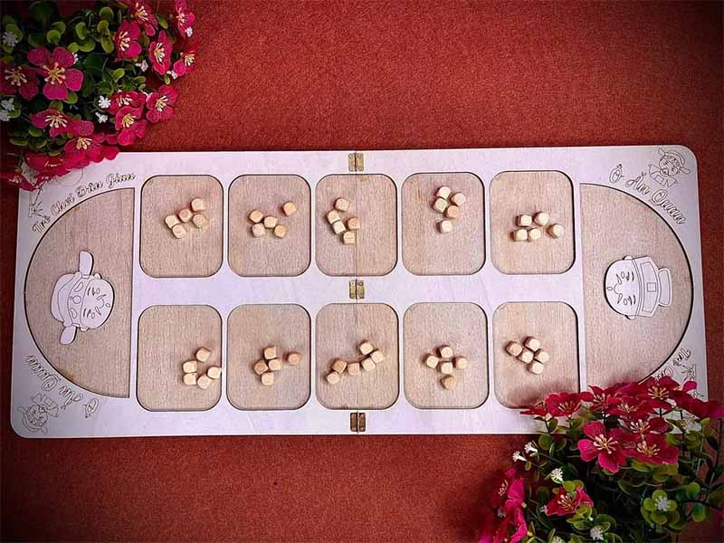 Luật chơi ô ăn quan: Cách chơi dân gian gắn liền tuổi thơ Việt